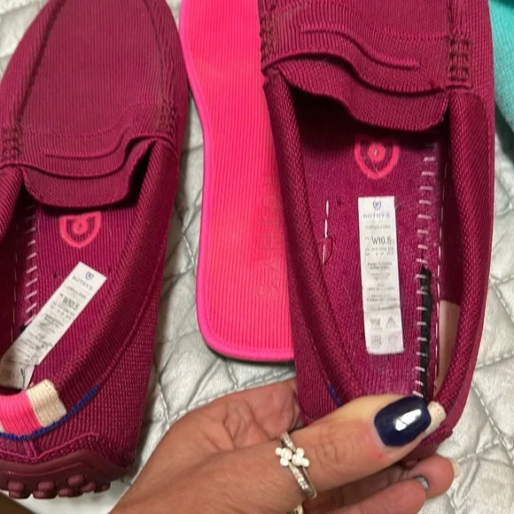 Rothy's The Driver Raspberry size 10.5 Slip-On Design - Picture 11 of 12